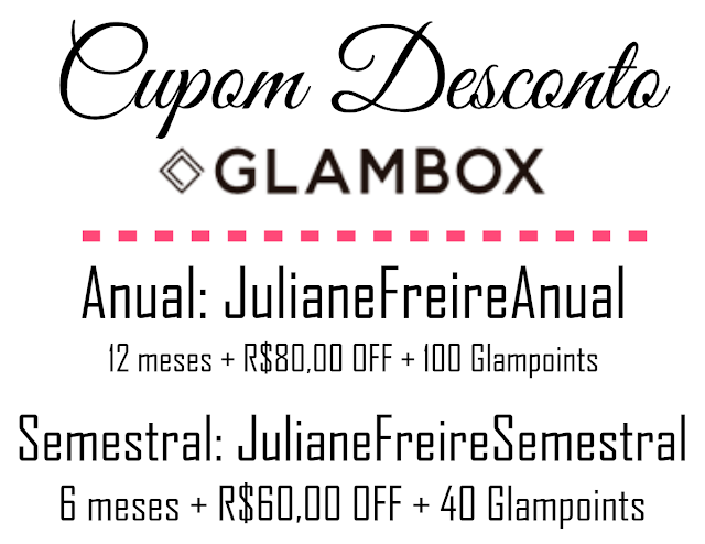 CUPOM DESCONTO GLAMBOX 2018