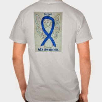 Guardian Angel ALS Team Walk T-Shirt Personalized Apparel Art