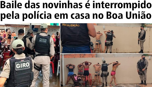 Baile das novinhas é interrompido pela Polícia em residência