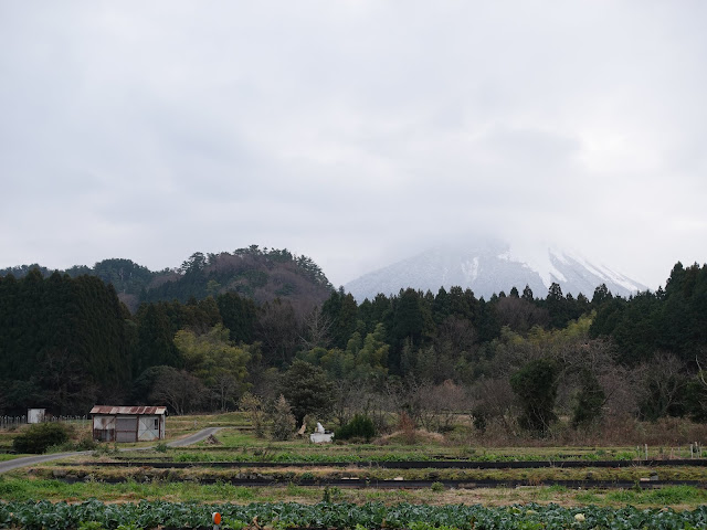 赤松集落　大山の眺望