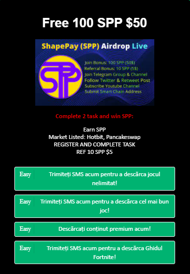 Earn $50 free Airdrop  100 SPP FREE