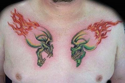 tattoos of skulls with flames tattoo art free pictures tattoos sugar skulls