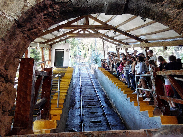 Funicular Cerro San Cristobal, Santiago, Chile