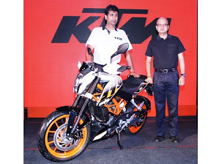 KTM 390 Duke was launched on 25 June at Pune, India