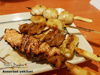 Assorted yakitori - Sumiyaki by Nihon Mura at The Cathay - Paulin's Munchies