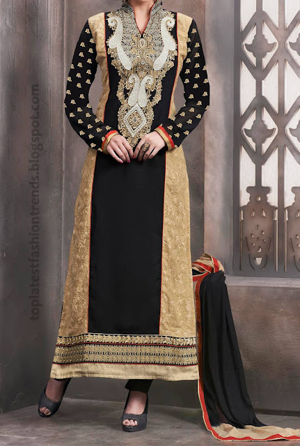 black party wear salwar suit