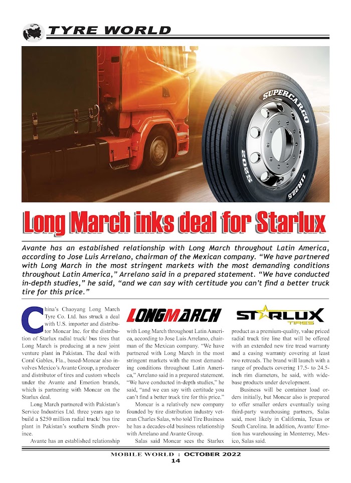 Long March inks deal for Starlux