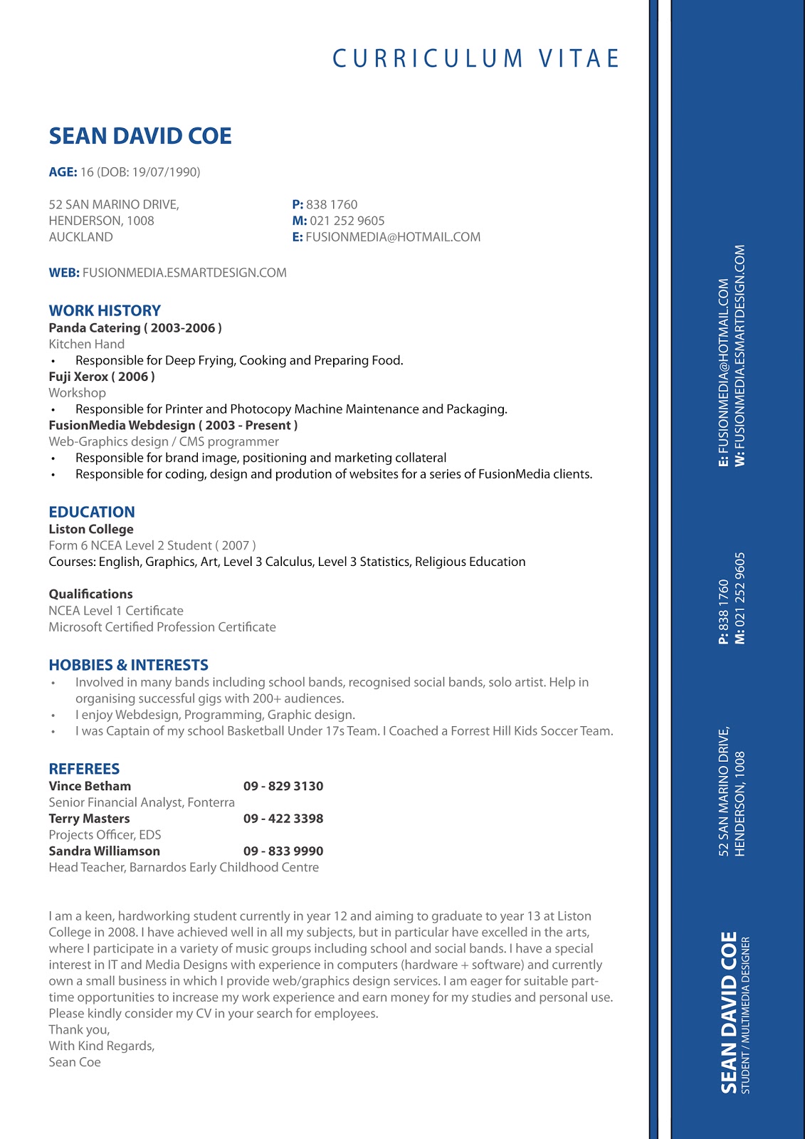 CV FORMATS & NOTES: New Latest cv format 2013,simple cv format