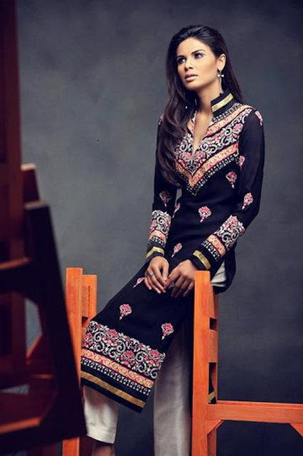 Best Fashion Pakistani Dresses Collection 2013