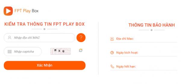 che do bao hanh fpt play box