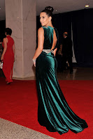 Kim Kardashian Vs Rosario Dawson In Green Gowns at 2012 White House Correspondents’ Association Dinner in Washington-7