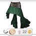HB Emerald Flamenco Skirt