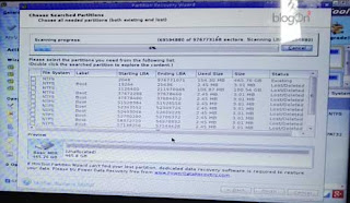 Cara mengembalikan (Recovery) Partisi Hardisk yang Hilang Karena Terhapus atau Terformat