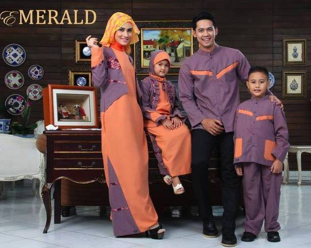  Ide Baju Muslim Sarimbit Keluarga Style Fashion Lebaran 