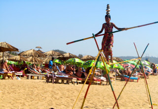 Entertainer Candolim Beach North Goa India