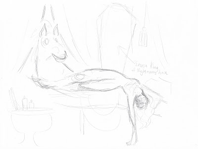 The Nightmare, Henry Fuseli, painting, Rise of the Guardians, Pitch Black, sketches