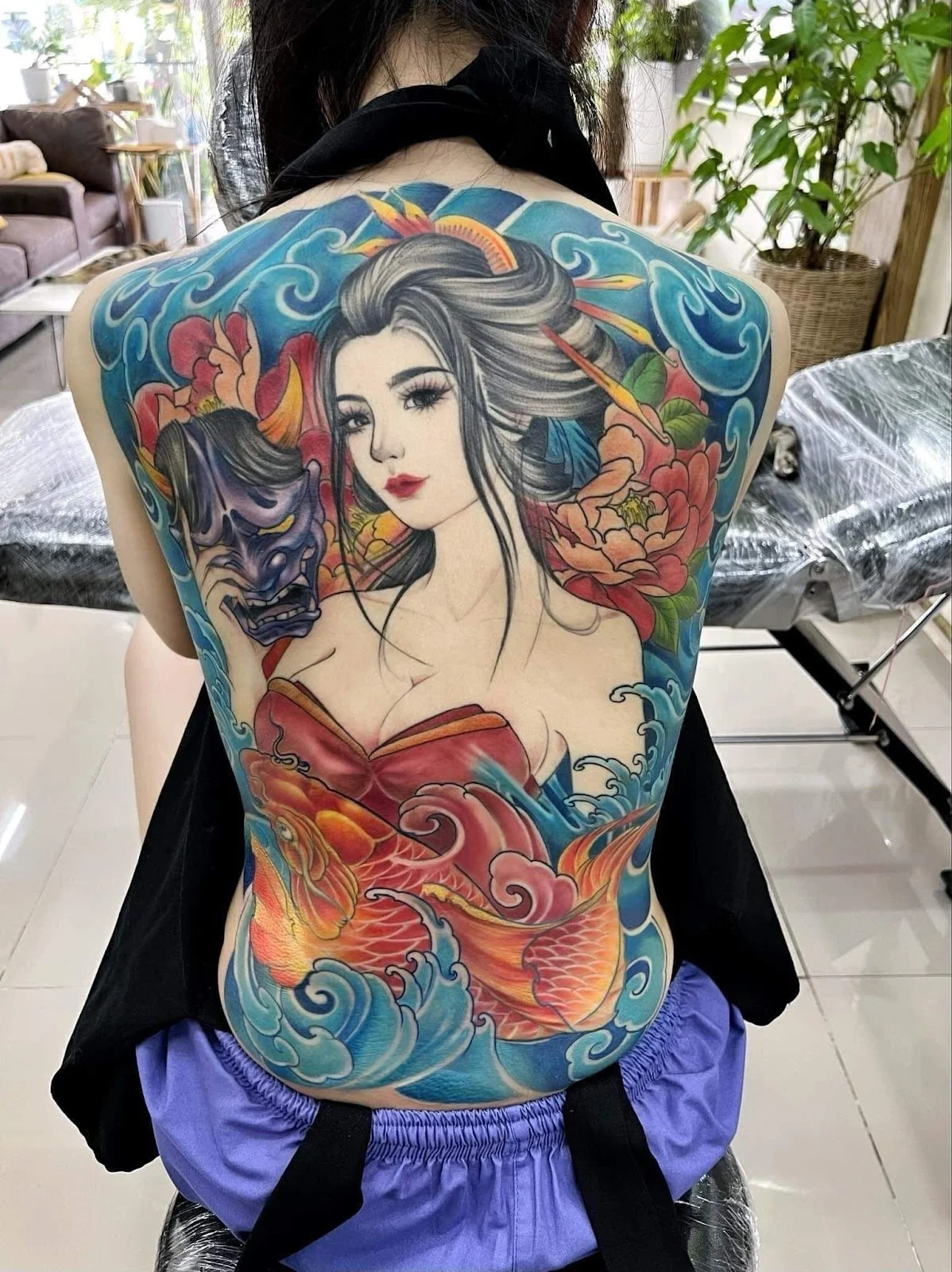 Tatuaje de Geisha