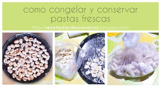 fototutorial congelar pastas