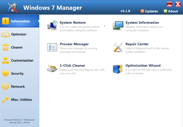 Windows 7 Manager 5.1.8 Keygen And Patch