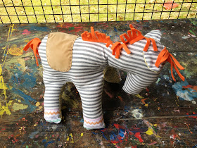 stuffed animal horse handmade