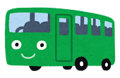 バスのキャラクター「緑」