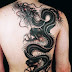 Men With Black Color Dragon Tattoo