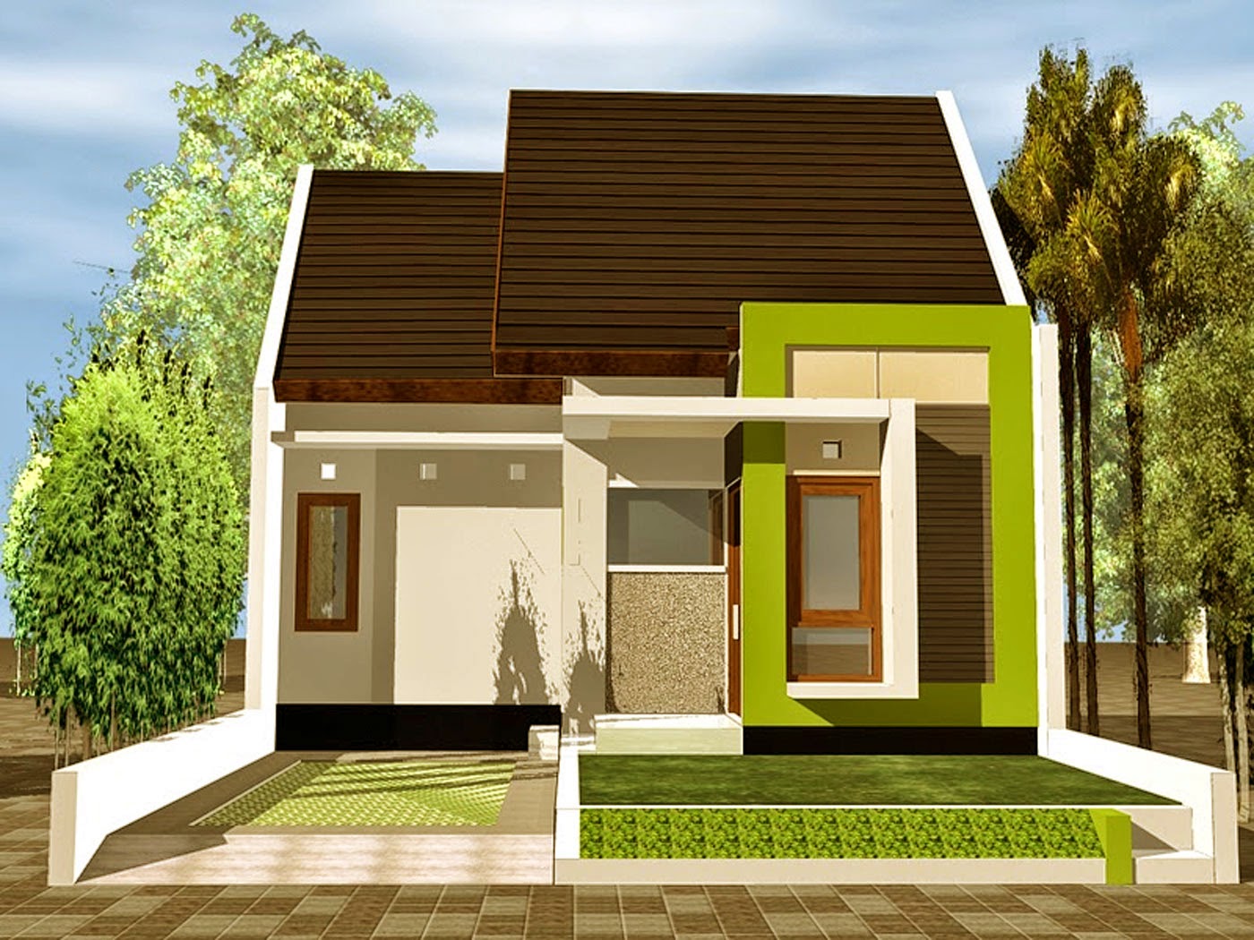 Gambar Desain Rumah Minimalis Type 54 3 Kamar Terbaru Desain Rumah