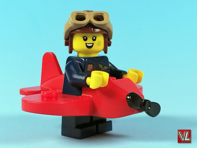 Set LEGO 71029 Minifiguras Serie 21 #09 Airplane Girl (Rapariga Avião)