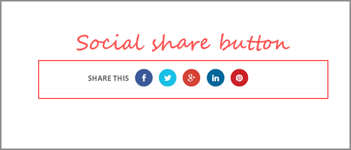 Animated Social Share Button For Blogger with CSS - Responsive Blogger Template