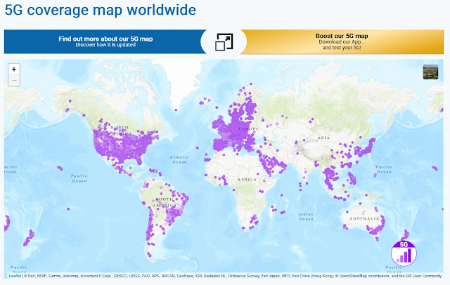 5G Coverage Map Worldwide