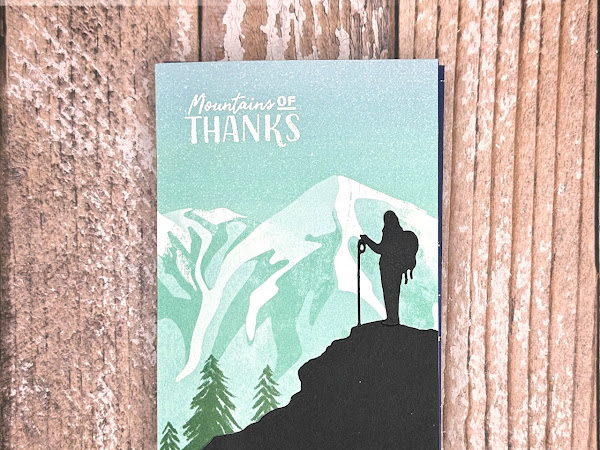 Enjoy the Journey | Mountains of Thanks | FUN Fold Card