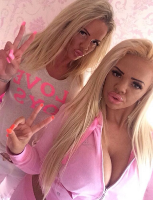 meet Mother Georgina Clarke and daughter Kayla Morris who spent thousands to look like Katie Price!