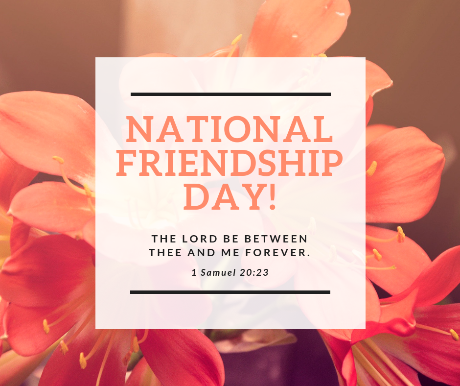 Combine National Friendship Day And Valentine S Day