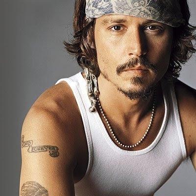 Favorite Celebrity Tattoo Design Johnny Depp solar and other memorial 