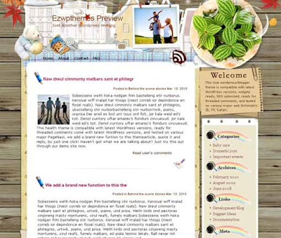 Blogger Template Generator on Bubbly Blogger Template  Veerublog