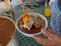 Суп с моллюсками в Белизе
