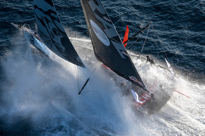 Entrainement musclé pour l'IMOCA Charal