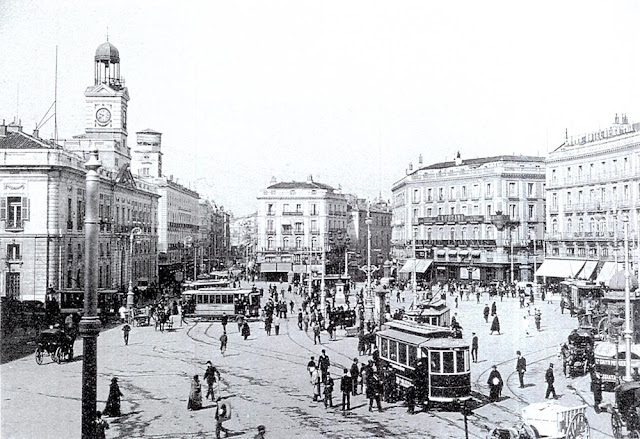 Fotografías antiguas de la Puerta del Sol de Madrid