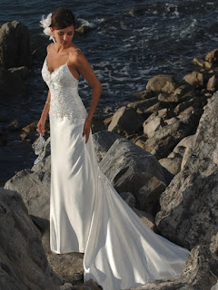 Unique Bridal Beach Wedding Dress - For Beach Wedding Ceremony