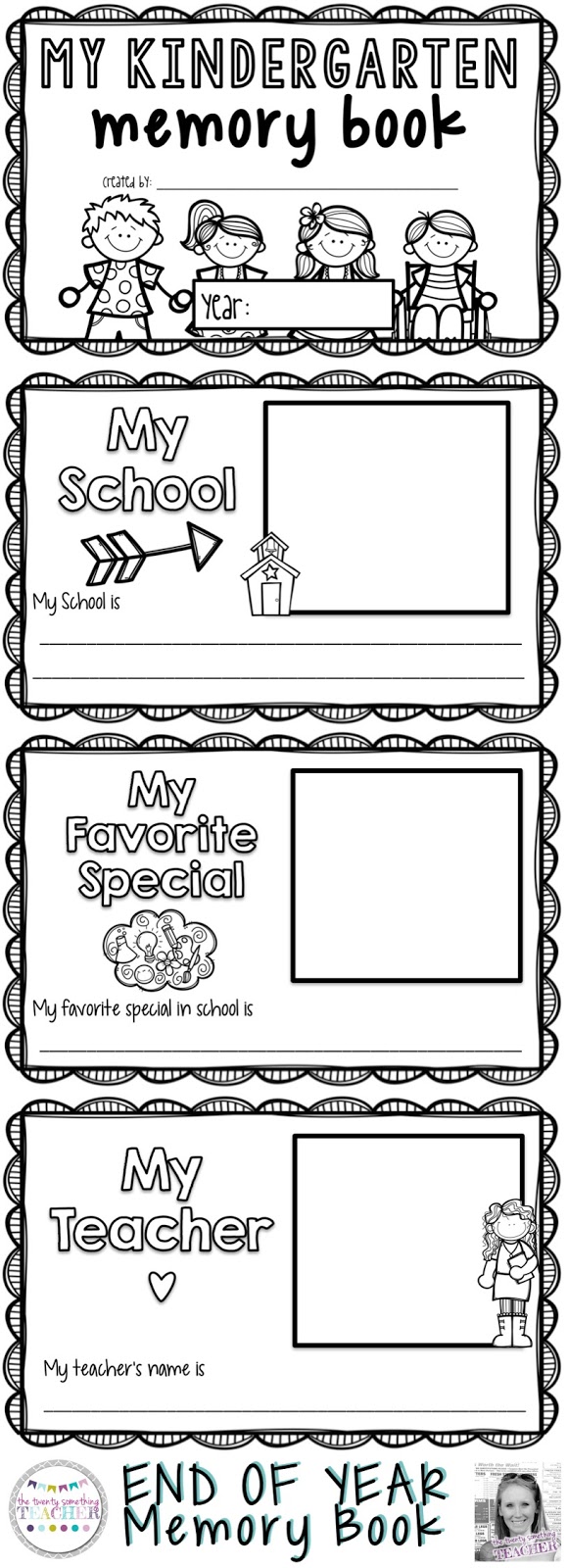 Blessed Teacher: Teacher Memory Book, Record what your student say