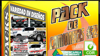 🔥DISEÑOS DE CAMIONETAS PARA CORTE EN PLOTER/PACK #2 