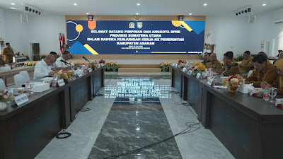 Wakil Bupati Asahan Terima Kunjungan Kerja Komisi V DPRD Provinsi Sumatera Utara