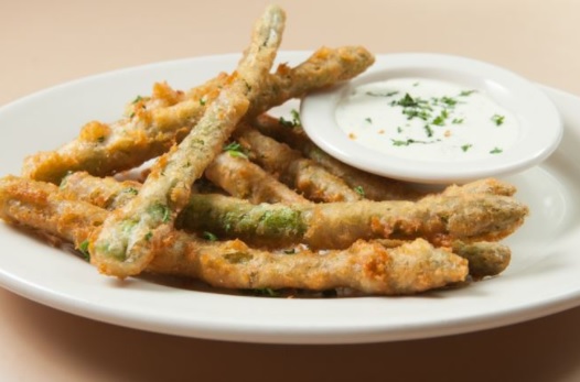 Italia Ricette: Frittura di asparagi con salsa