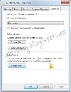 ganti icon folder