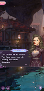 Dahlia's partner at Fort Hawke berates her parents for forcing her to marry