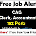 CAG Clerk, Accountant Result 2019 Online @cag.gov.in Total Posts 182