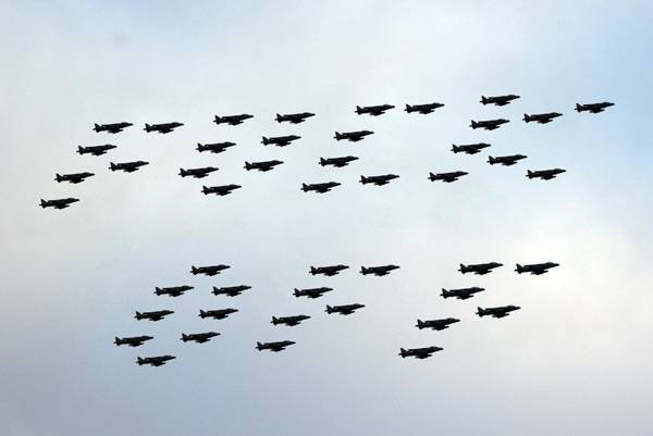 Harriers Final Flypast. scrapped the Harrier fleet