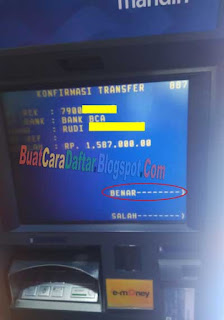 cara mengirim uang di atm mandiri