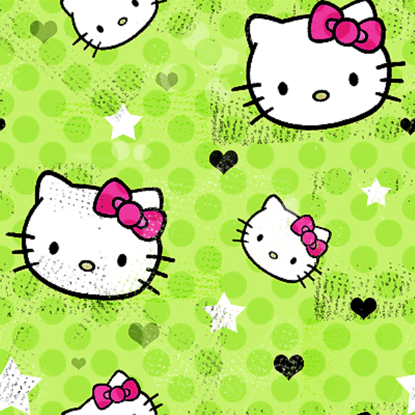 Kumpulan Gambar Wallpaper Lucu Hello Kitty Hijau Koleksi 