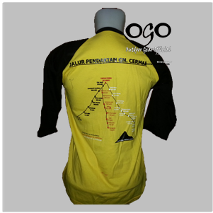 Kaos Ciremai Movement Warna Kuning